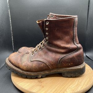 Red Wing Men’s Size 10.5 D Vintage Irish Setter  Leather Brown Work Boots Shoe